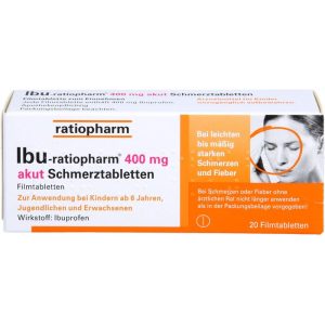 Ibu-ratiopharm 400mg akut Pain Relief Tablets